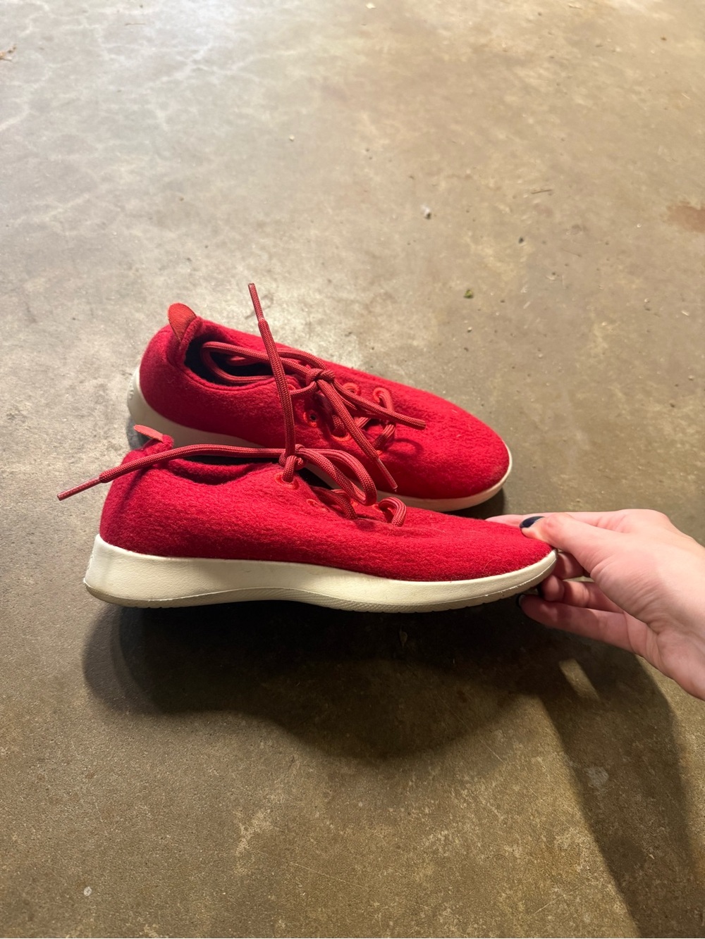 Allbirds Women’s Wool Runner Red Sneakers - 6